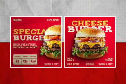 Fast Food Post Tasarımı Seti FY10