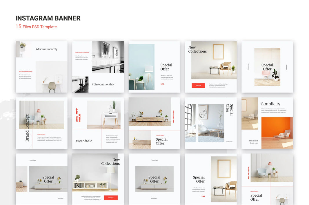Modern Minimalist Mobilya Post Tasarımı FD9