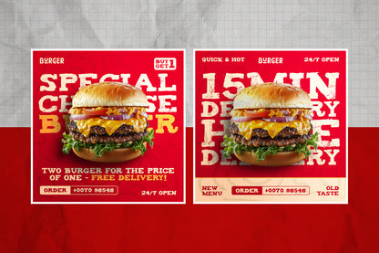 Fast Food Post Tasarımı Seti FY10
