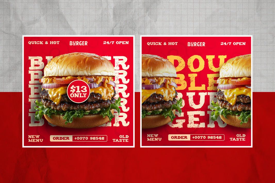 Fast Food Post Tasarımı Seti FY10
