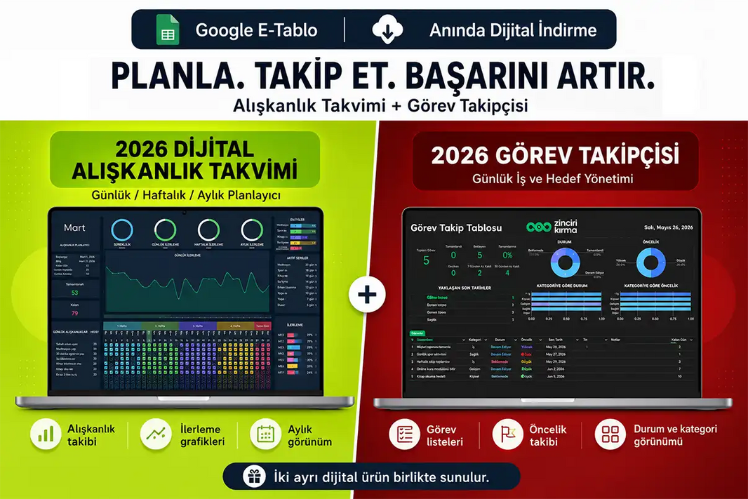 Alışkanlık & Görev Takip Sistemi (Dijital İndirme)
