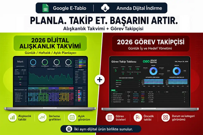 Alışkanlık & Görev Takip Sistemi (Dijital İndirme)